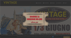 Desktop Screenshot of fieravintage.it
